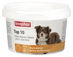 TOP 10 DOG 180 TAB - compresse multivitaminiche con carnitina per cani