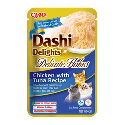 INABA Dashi Delights Delicate Flakes Pollo con tonno Ricetta 40 g