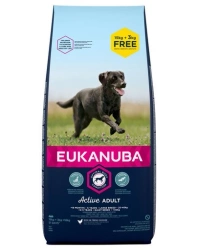 EUKANUBA Adult Large Breed Chicken 18 kg (15+3 kg GRATIS)