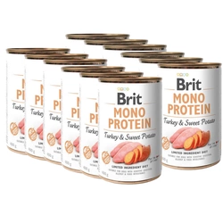 Brit Mono Protein con tacchino e patata dolce 12x400g