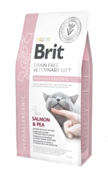 Brit Grain Free Veterinary Diet Cat Hypoallergenic Salmone con piselli 5kg