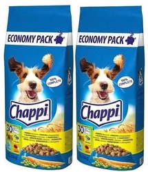 Chappi  Cibo secco per cani con pollame e verdure 2x13,5kg