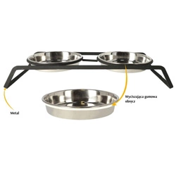 DINGO- set in metallo per gatti-2x180 ml