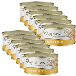 APPLAWS Petto di pollo in brodo in scatola 12x156g