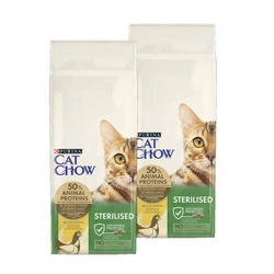 PURINA Cat Chow Sterilised Chicken Alimento per gatti 2x15 kg