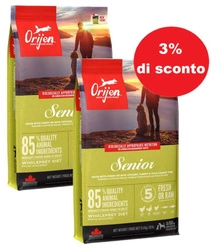 Orijen Senior 2x11,4kg - 3% di sconto in un set