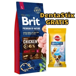 Brit Premium By Nature Adult L Con pollo 15kg