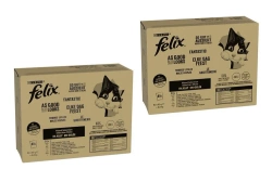 Felix Fantastic Cibo per gatti selezione di gusti in gelatina 160x85g