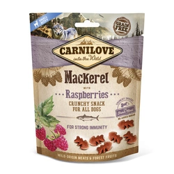 Carnilove Crunchy Snack, sgombro e lampone 200 g