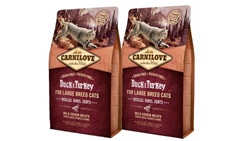 CARNILOVE Cat Duck & Turkey For Large Breed 2x6kg