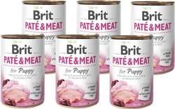 Brit Pate & Meat Puppy Pollo e tacchino 6x400g