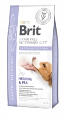 Brit Grain Free Veterinary Diet Dog Gastrointestinal Aringa con piselli 12kg