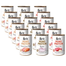 BRIT MONO PROTEINE Gusti misti 18x400g