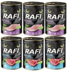 RAFI Gatto Adulto Sterilizzato Mix di Aromi 6x400g