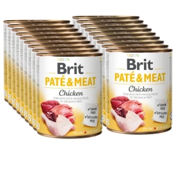Brit Pate & Meat Con pollo 18x800g