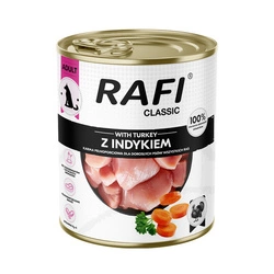 DOLINA NOTECI Cibo umido per cani Rafi Classic con tacchino 800 g