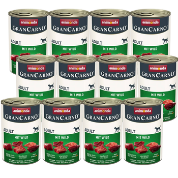 ANIMONDA GranCarno Adult Dog gusto: Selvaggina 12x400g