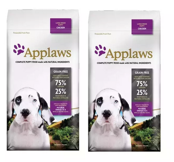 APPLAWS Puppy Large Breed Pollo 2x7,5 kg - 3% di sconto in un set