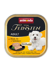 Animonda Cane Vom Feinsten Adult Manzo, uova e prosciutto 150g