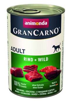 Animonda GranCarno Adulti Cane Manzo e selvaggina 400g