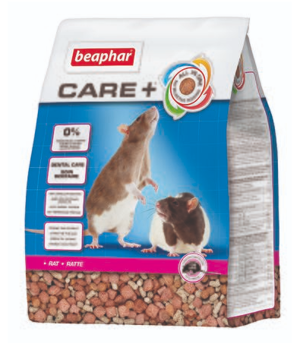 BEAPHAR- Care+ Rat 1,5 kg - Alimento super premium per ratti