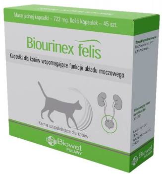 BIOWET Biourinex Felis 45 capsule
