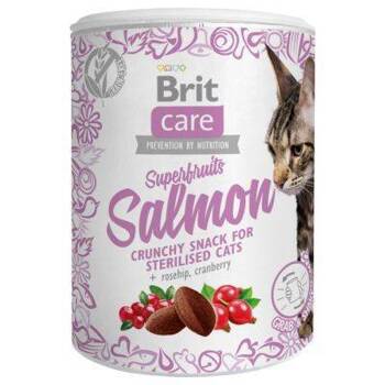 BRIT CARE Snack per gatti Superfruits Salmone 100g