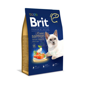 BRIT Premium By Nature Salmone per gatti adulti 8 kg