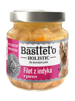 Basttet'o Holistic  filetto di tacchino in galette per cani 130g