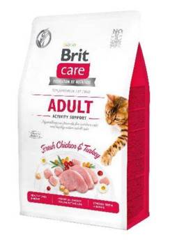 Brit Care Cat Grain-Free Aldut Activity Support Pollo e tacchino 7kg