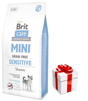 Brit Care Mini Grain Free Sensitive Con cervo 7kg + sorpresa per il cane GRATIS