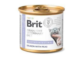 Brit Grain Free Veterinary Diet Cat Gastrointestinal Salmone e piselli 200g