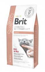 Brit Grain Free Veterinary Diet Cat Renal Uovo e piselli 5kg