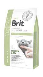 Brit Grain Free Veterinary Diets Cat Diabetes Pollo con piselli 2kg