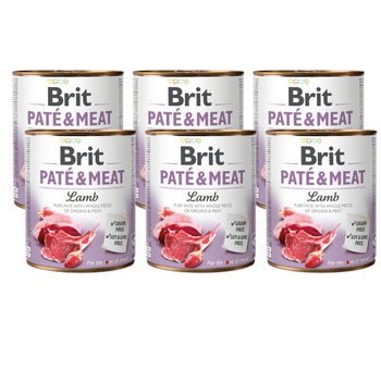 Brit Paté e carne di agnello 6x800g