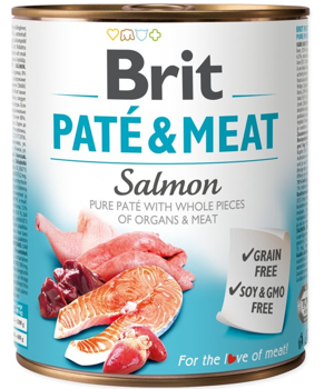 Brit Paté e carne di salmone 800 g