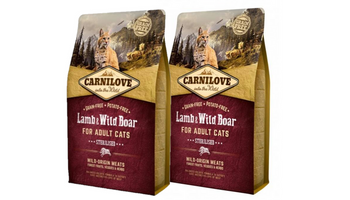 CARNILOVE Cat Lamb & Wild Boar Sterilised 2x6kg