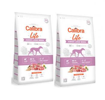 Calibra Dog Life Junior Large Breed Agnello 2x12kg - 3% DI SCONTO