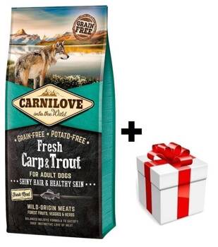 Carnilove Carpa Fresca E Trota Adult 12 kg + sorpresa per il cane GRATIS