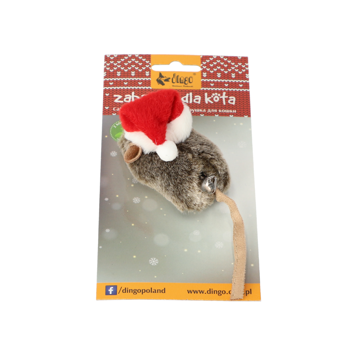 DINGO Topolino Babbo Natale - Giocattolo per gatti