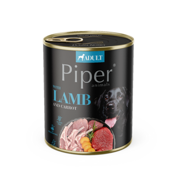 DOLINA NOTECI Piper per cani agnello con carote 800g