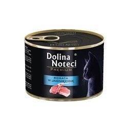 Dolina Noteci Cibo Premium per gatti ricco di agnello 185g x12