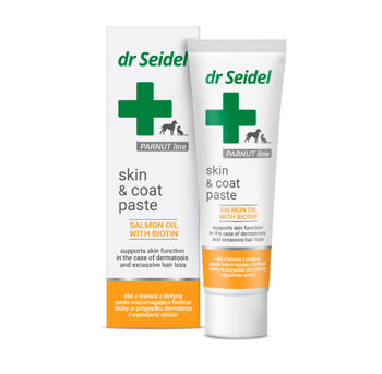 Dr Seidel Skin&Coat Paste-pasta per sostenere la funzione della pelle in caso di dermatosi e perdita di capelli 105g