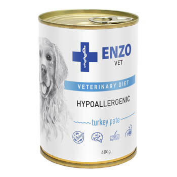 ENZO VET Hypoallergenic Diet  con tacchino per cani 400g