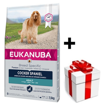 Eukanuba Cocker Spaniel adulto 7,5kg + sorpresa per il cane GRATIS