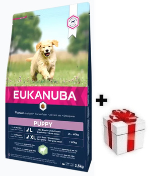 Eukanuba Cucciolo&Giovane Agnello&Riso razze grandi 12kg + sorpresa per il cane GRATIS