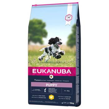 Eukanuba Cucciolo e junior di razza media 15kg x2