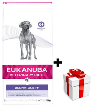 Eukanuba Dermatosi FP 12kg + sorpresa per il cane GRATIS