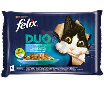 FELIX Duo Aromi di Pesce in Gelatina 4x85g