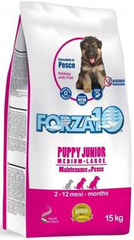 FORZA10 PUPPY JUNIOR CON PESCE per cuccioli di taglia grande e media 12,5 kg